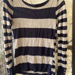 Club Monaco stripe sweater XS